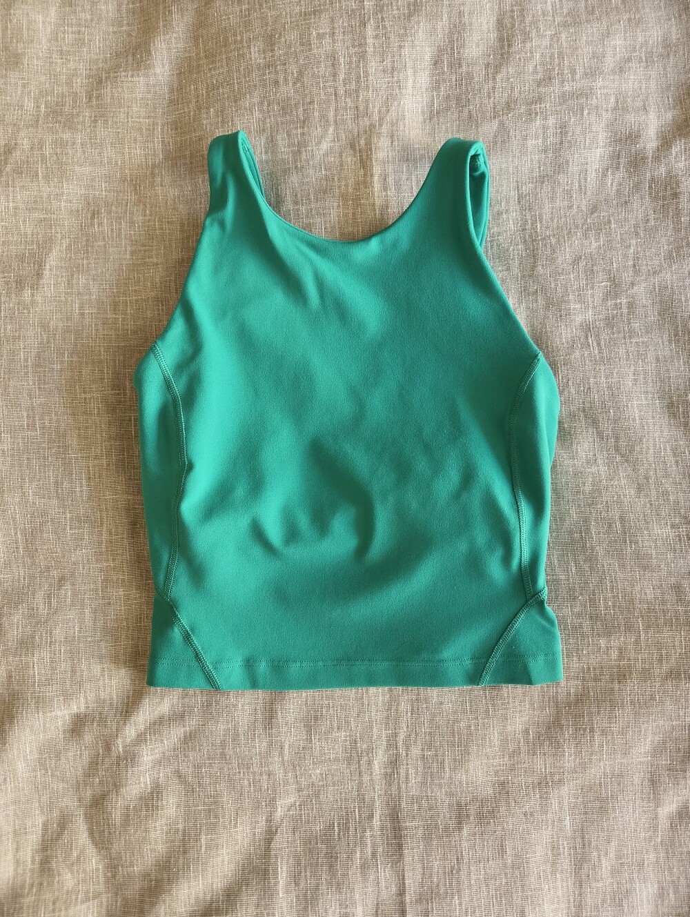 lululemon Align High-Neck Tank Top Light Support Green